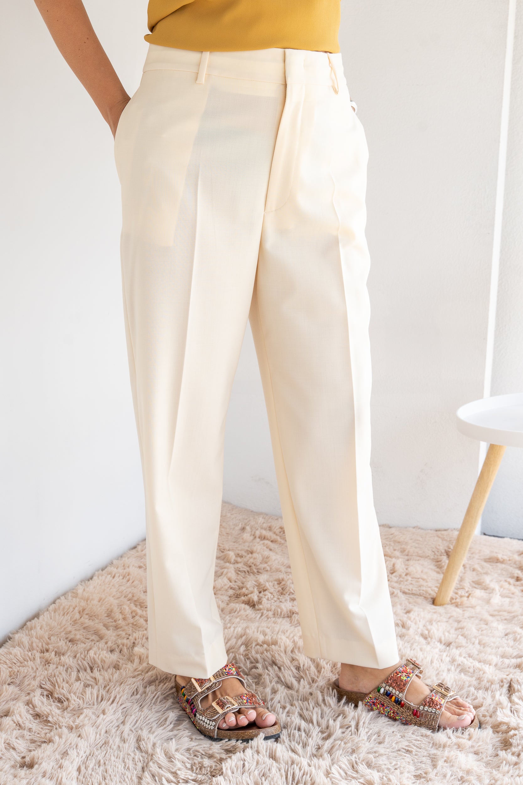 Pantalone champagne