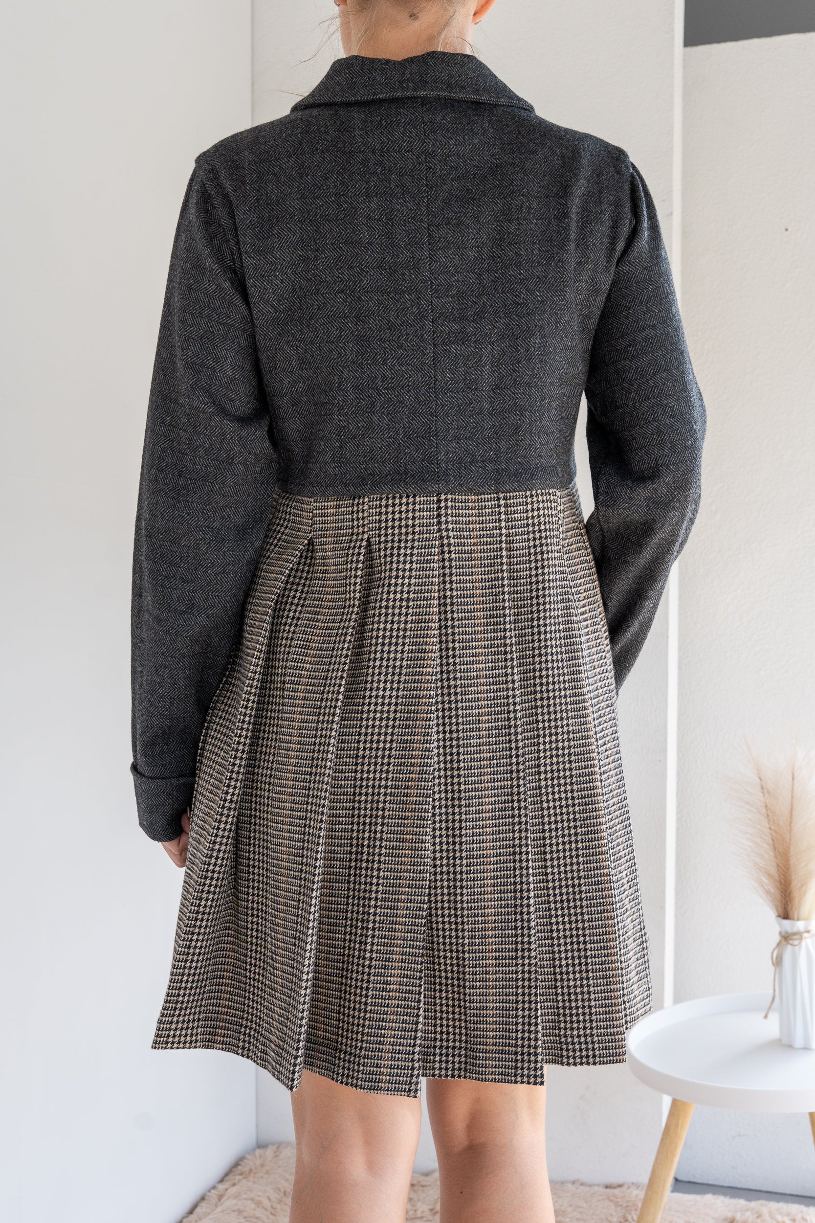 Two-tone dress