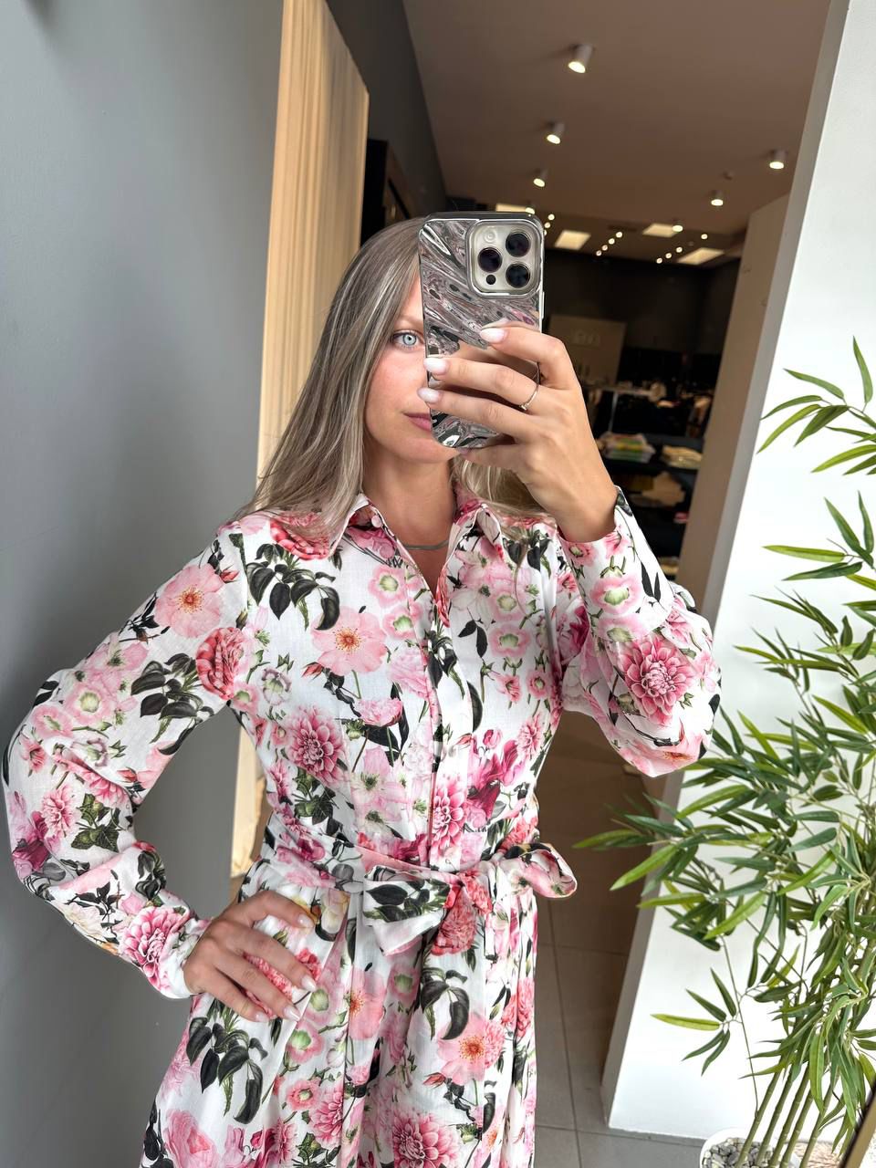 Abito lungo fantasia