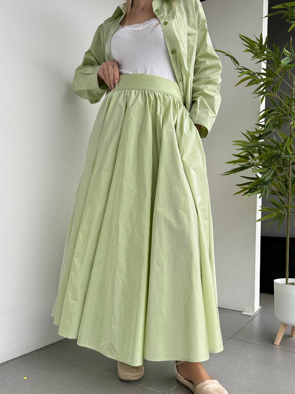 Iridescent skirt Q62G26938I