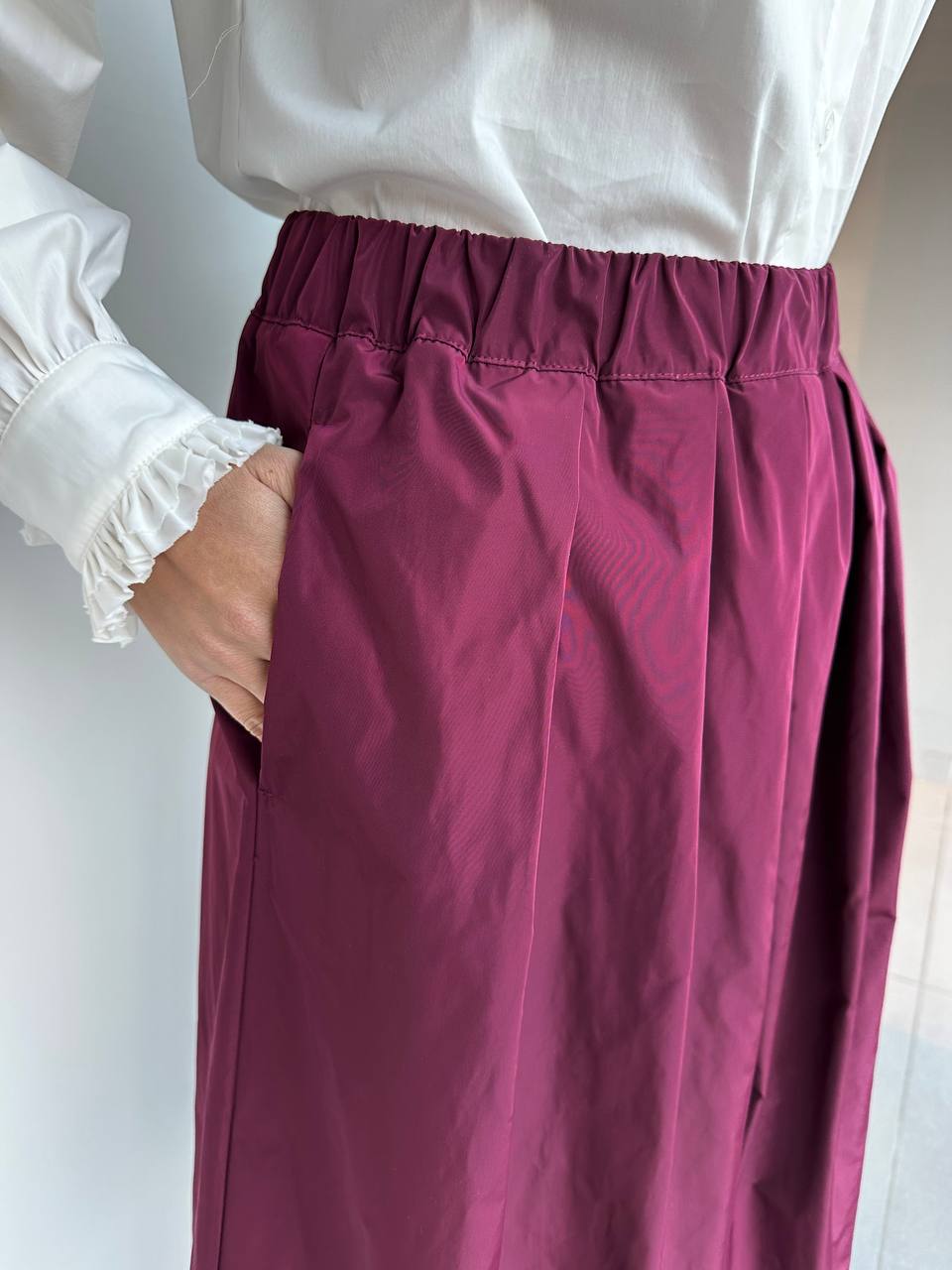 Taffeta skirt L52G597